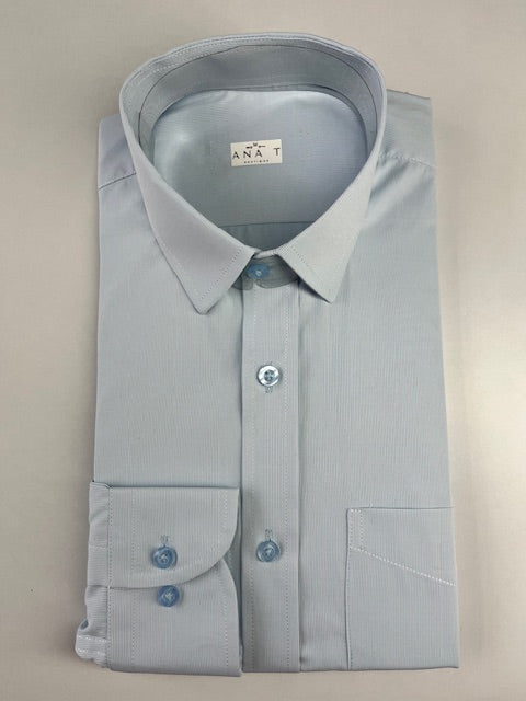 Camisa azul claro