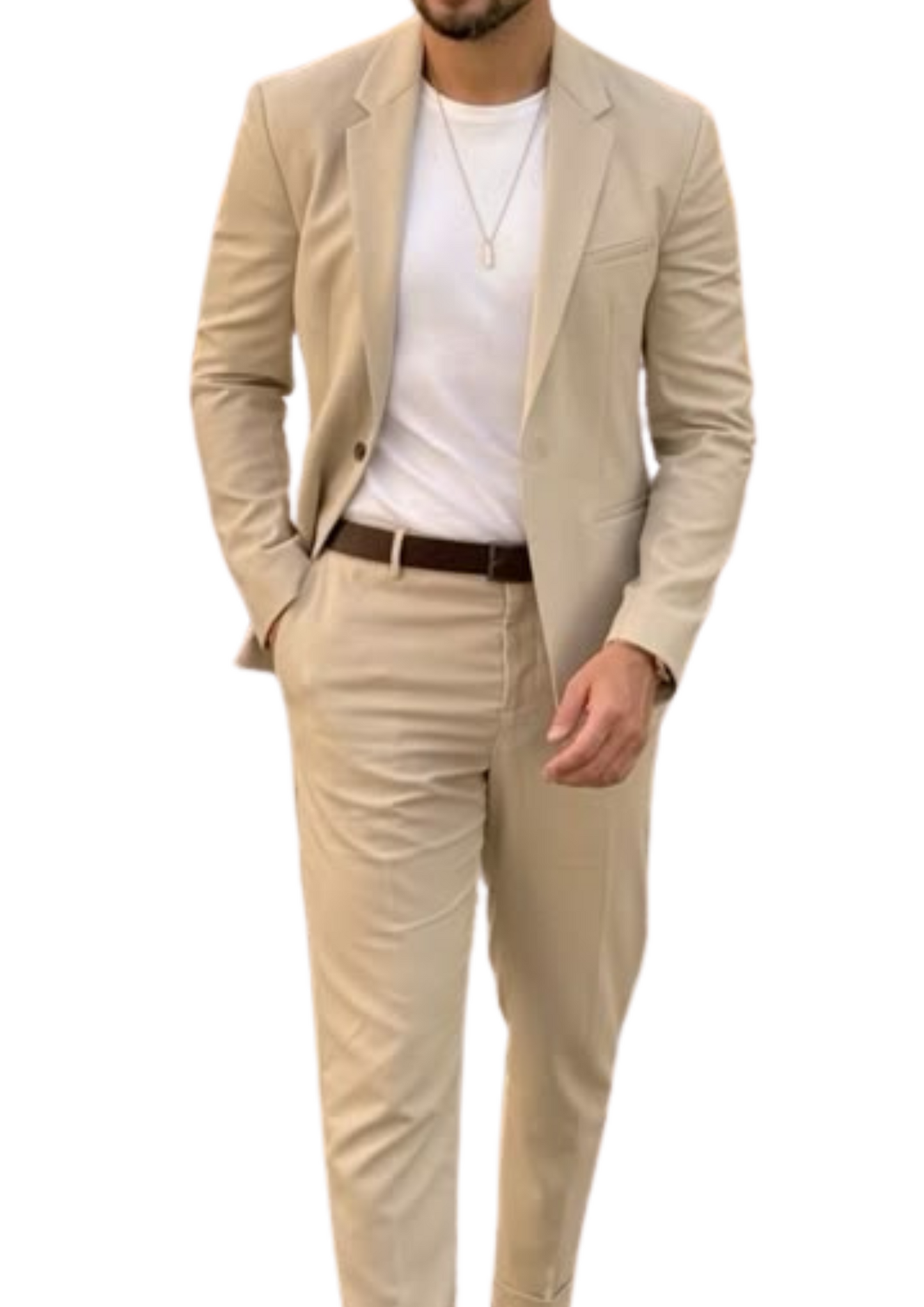 Traje Beige