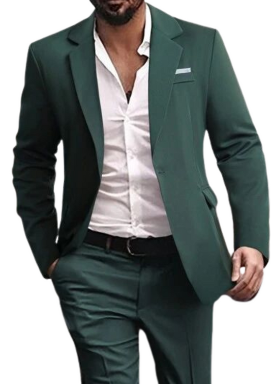 Traje Verde Oscuro