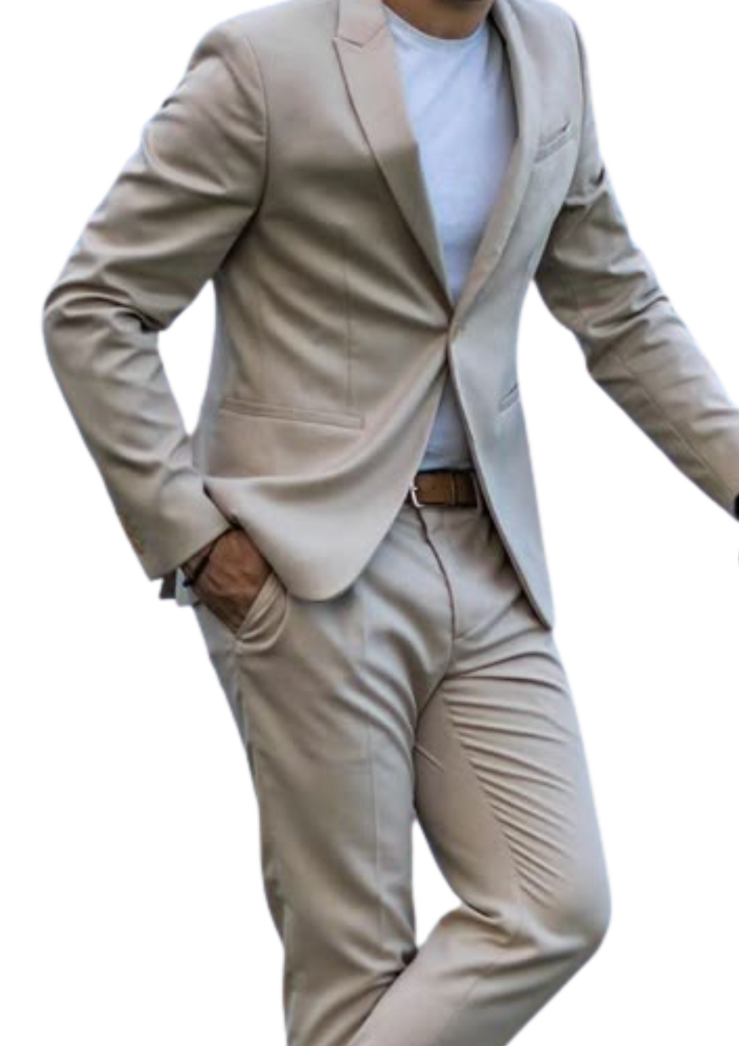 Traje Crema