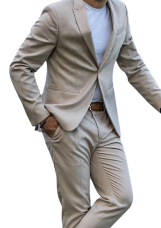 Traje Crema